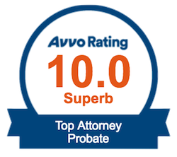 Avvo Rating 10.0 Superb Top Attorney Probate
